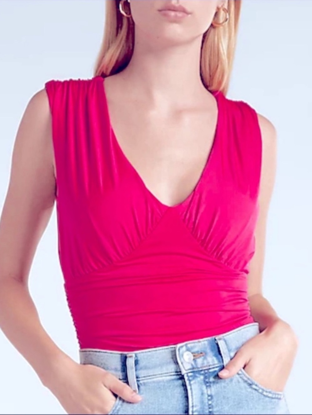 NWT Express Barbie Pink Body Contour Bodysuit